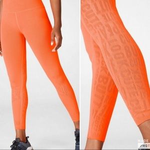 Orange Athletic Leggings